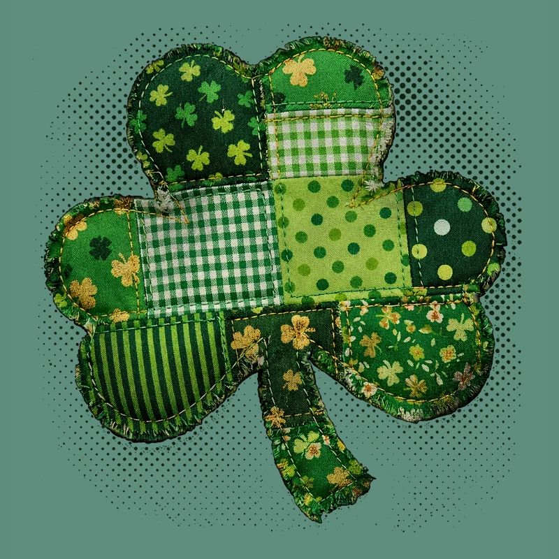Trèfle – St. Patrick vintage en patchwork