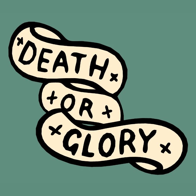 Tod oder Ruhm Banner Zitat