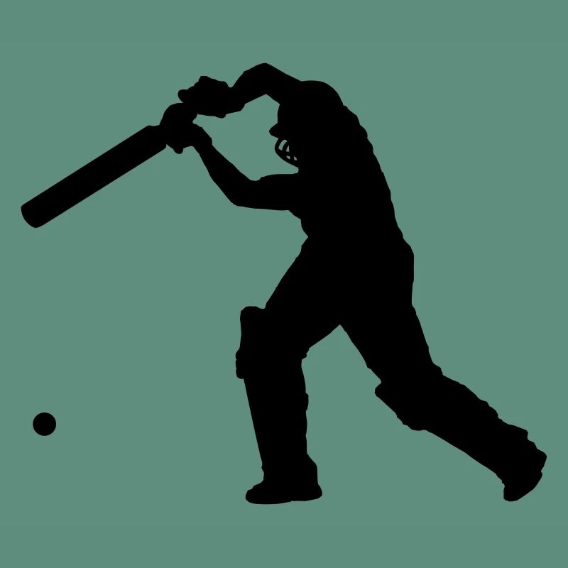 Cricket Player 2 (Vector)