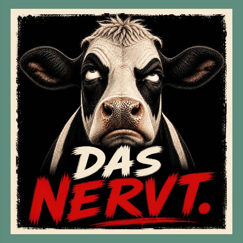 Das nervt - Kuh T-Shirt – Statement oder Geschenk