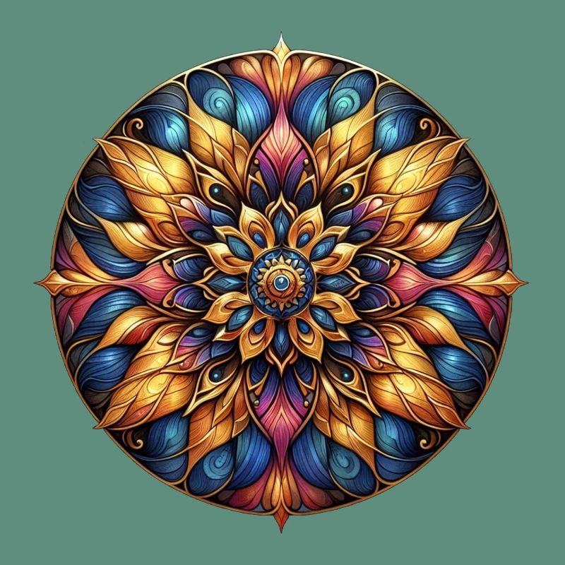 Mandala Harmony couleur dorée