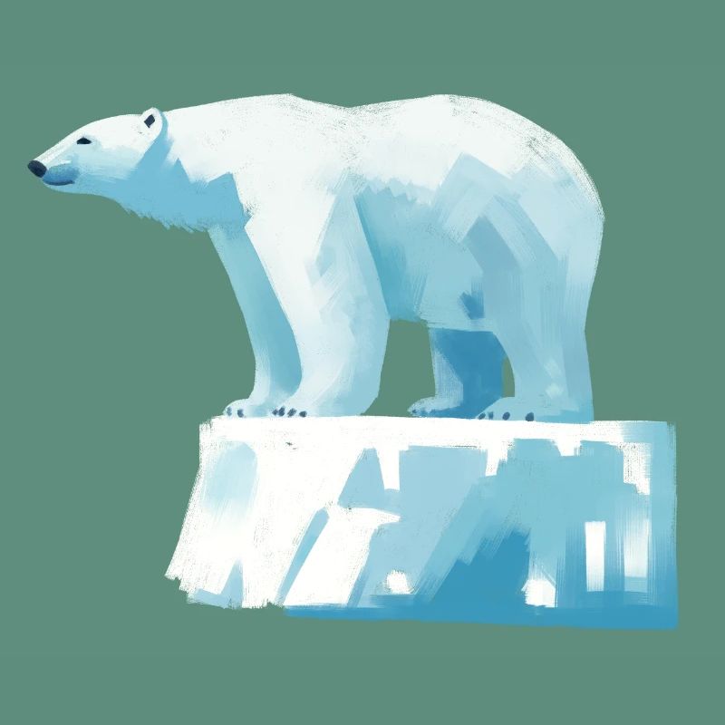 Eisbär auf Eisscholle