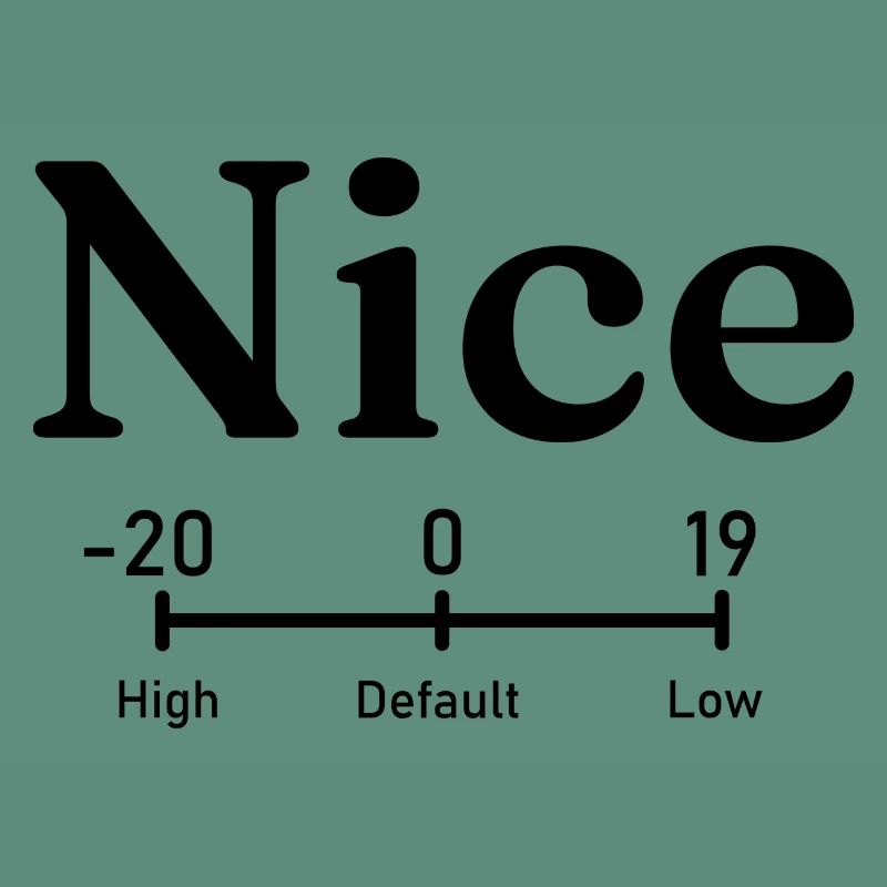 Belle | commande de priorité de processus linux