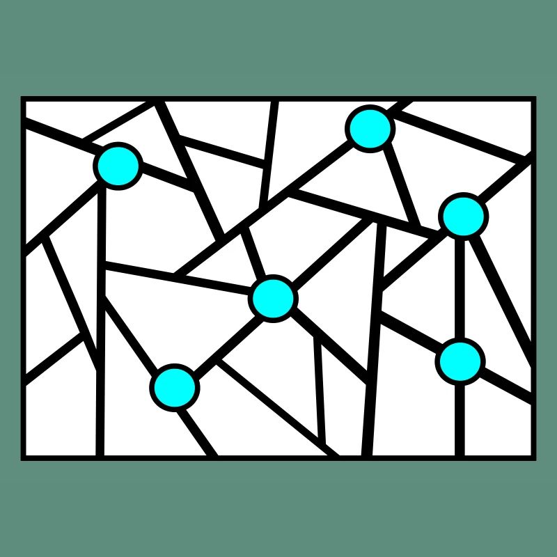 Dessin graphique avec des points