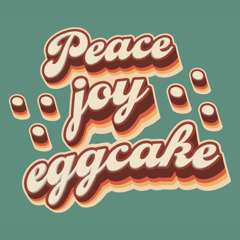 Peace Joy Eggcake