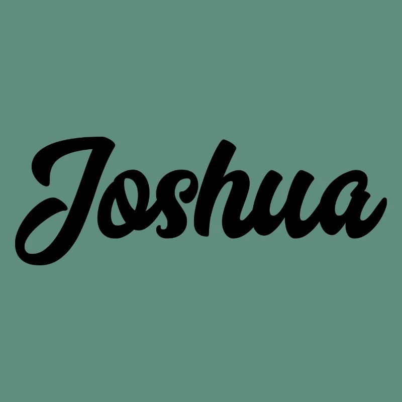 Joshua Custom Text Birthday Name