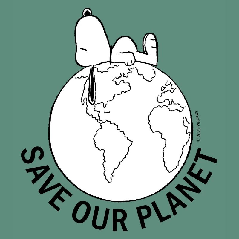 Peanuts Snoopy Save Our Planet
