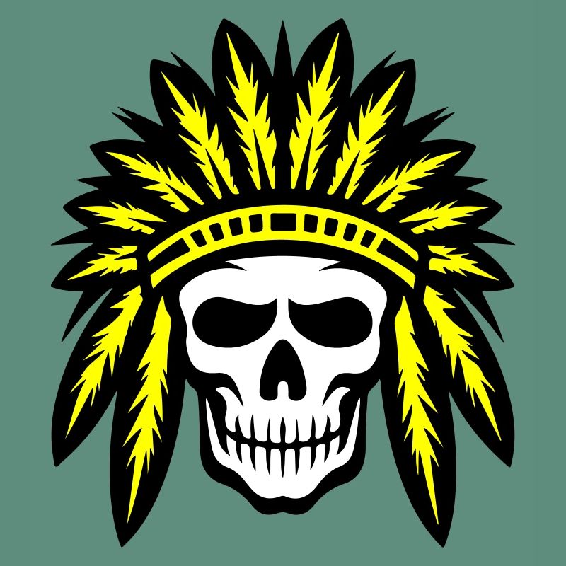 Crâne de chef indien apache