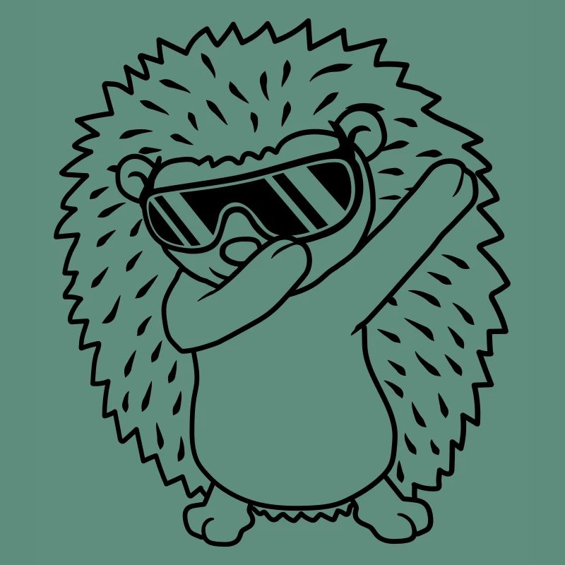 dabbing Igel dab dance