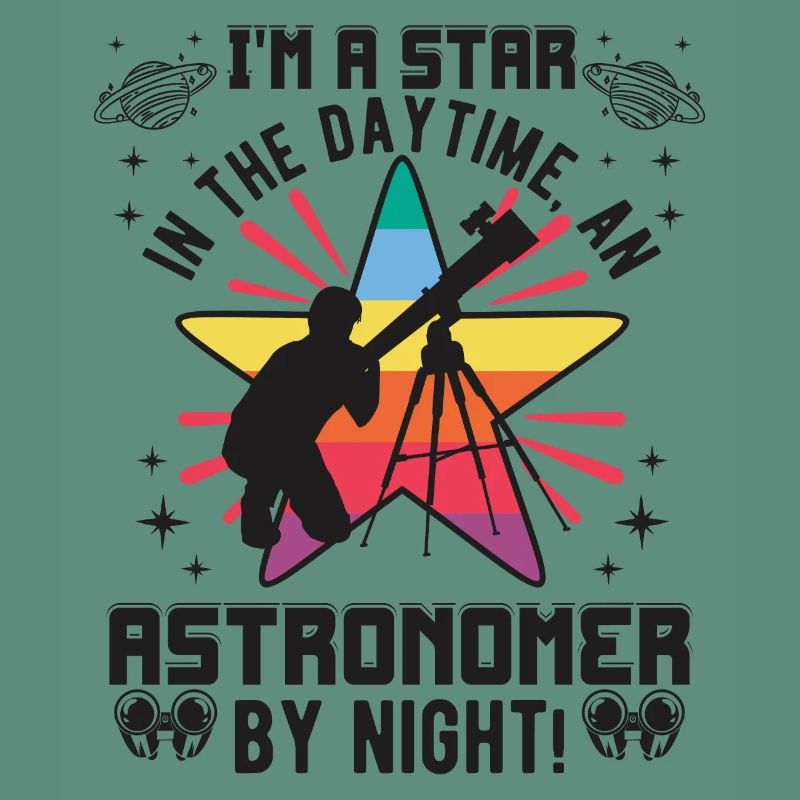 Tagsüber bin ich ein Star, nachts ein Astronom!