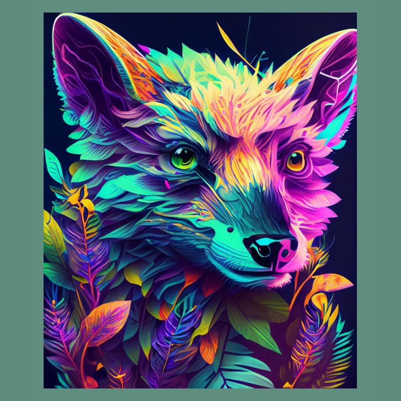 Neonwaldfuchs