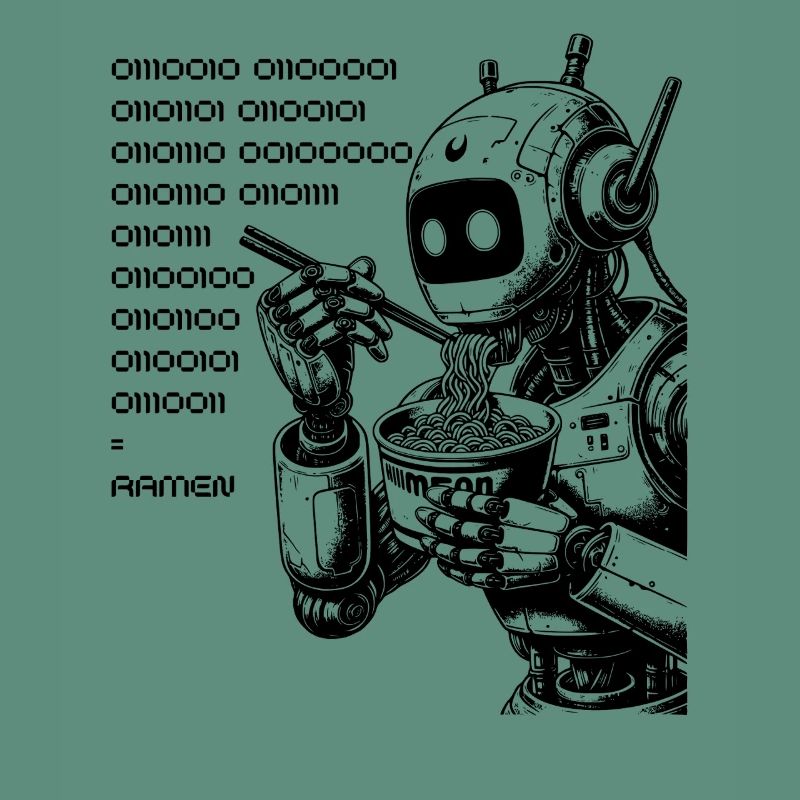 Robot de code Ramen binaire