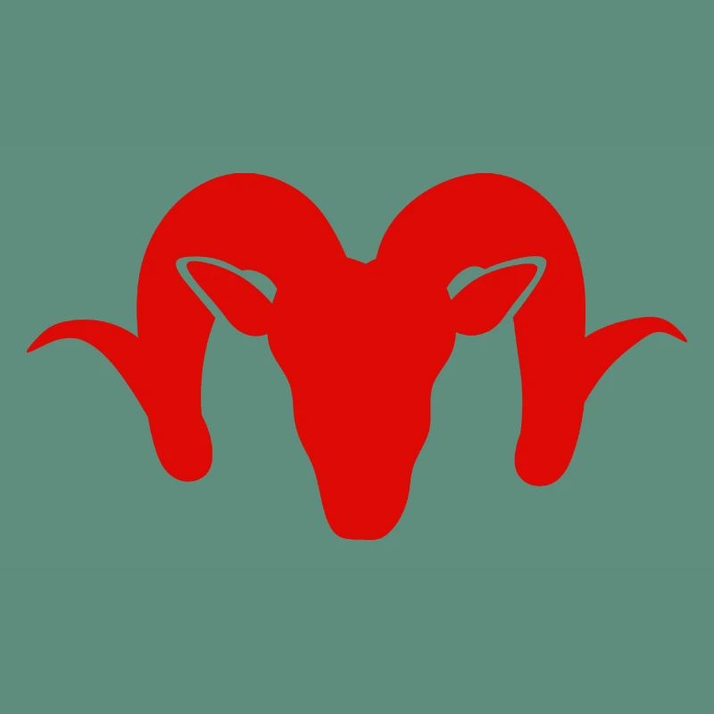 Mufflon Widder Hörner Jagd Symbol Waidmann