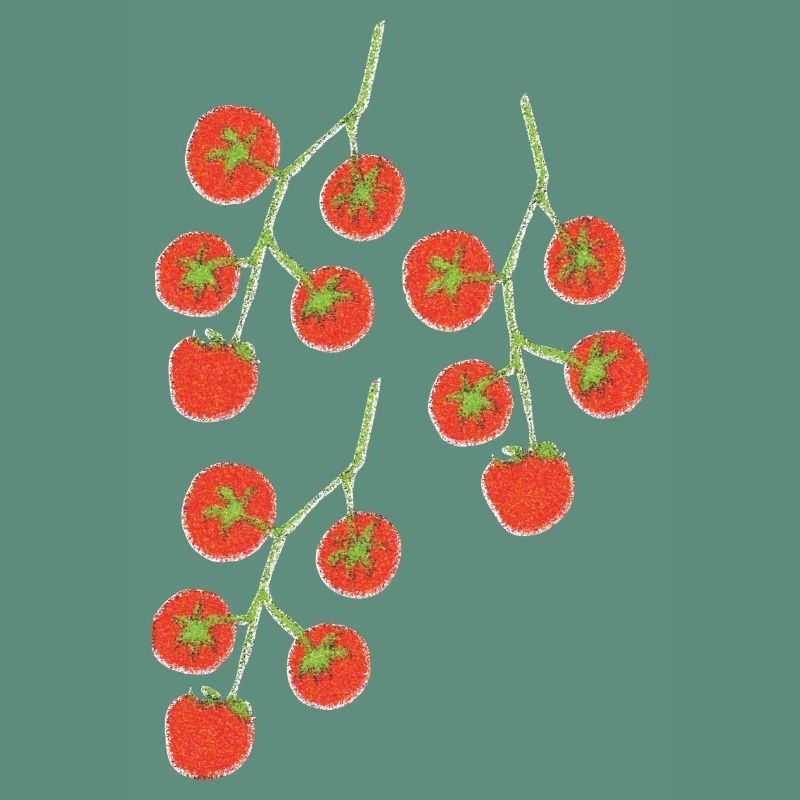 Impressionnisme du Buisson de tomate