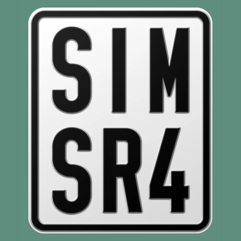 Simson SR4 Moped Kennzeichen