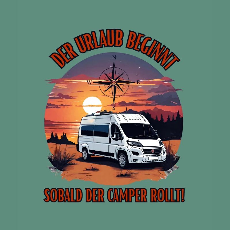 Camper -Der Urlaub beginnt sobald der Camper rollt