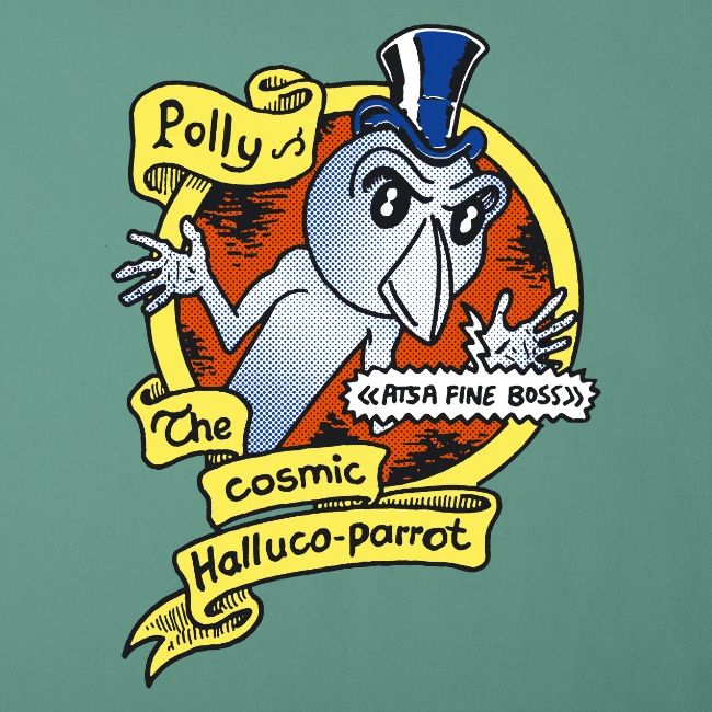 Polly the psychedelic parrot by Bryan Talbot