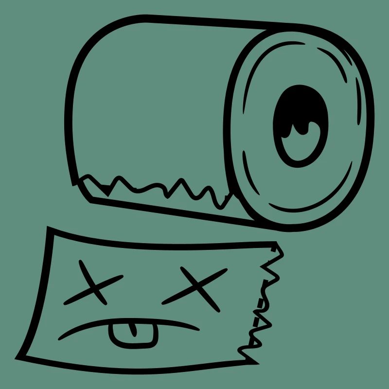 funny dead face torn off toilets pap