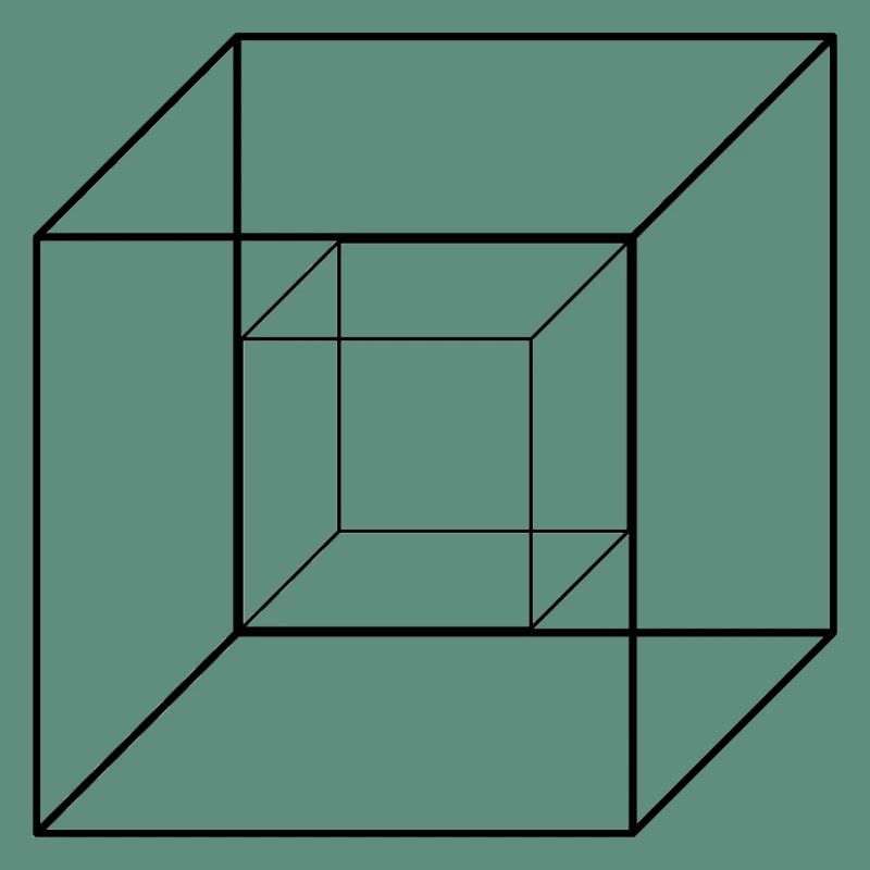 Cube abstrait
