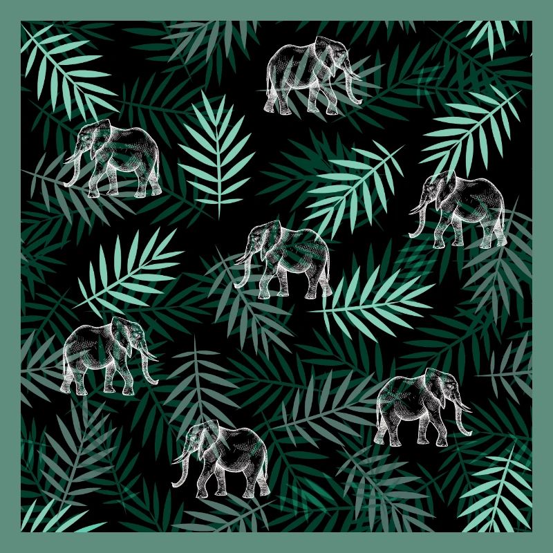 Elefanten-Muster Elephant Pattern