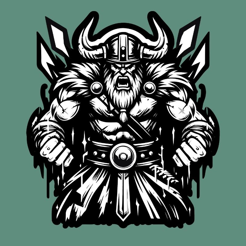 Mächtiger Wikingerkrieger Version 2