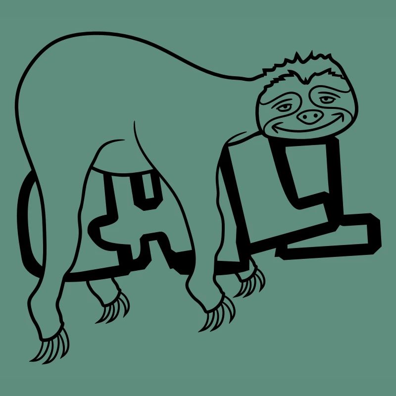chill sloth relax muede chillen haengen sc
