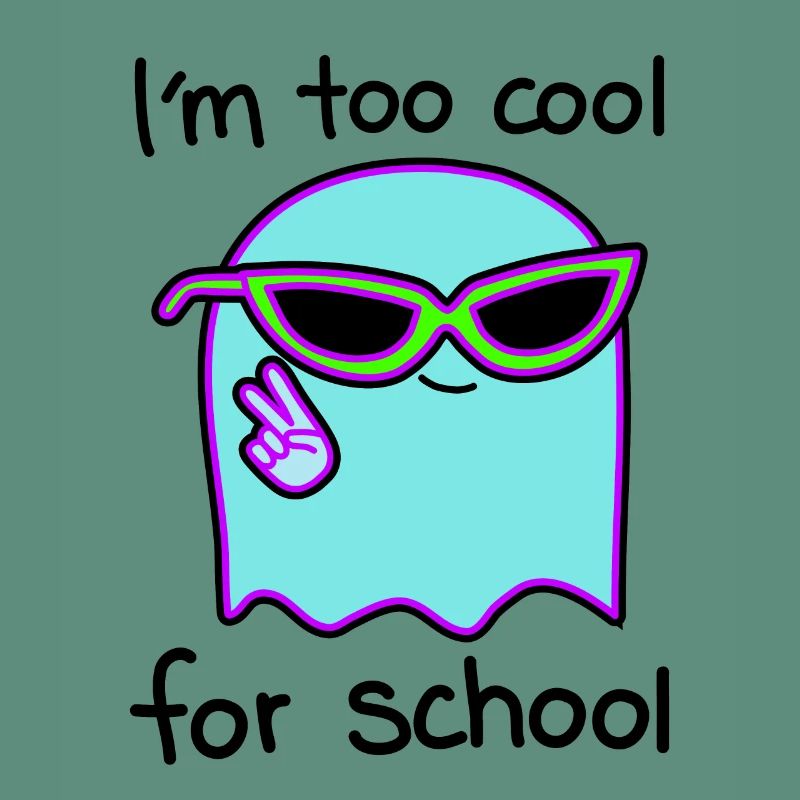 Décontracté et effronté à cool pour l’école