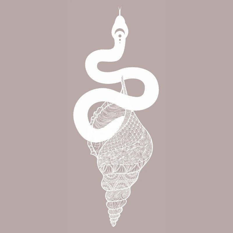 Cosmos Serpent - Snake with shell with pattern