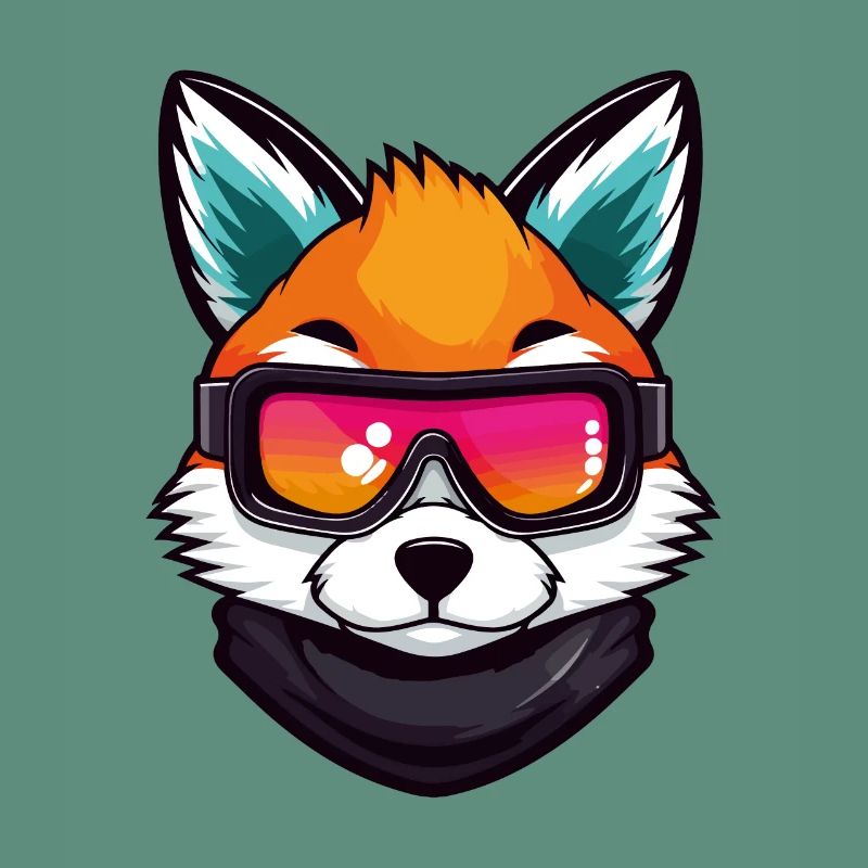 Fuchs Ski Brille Comic