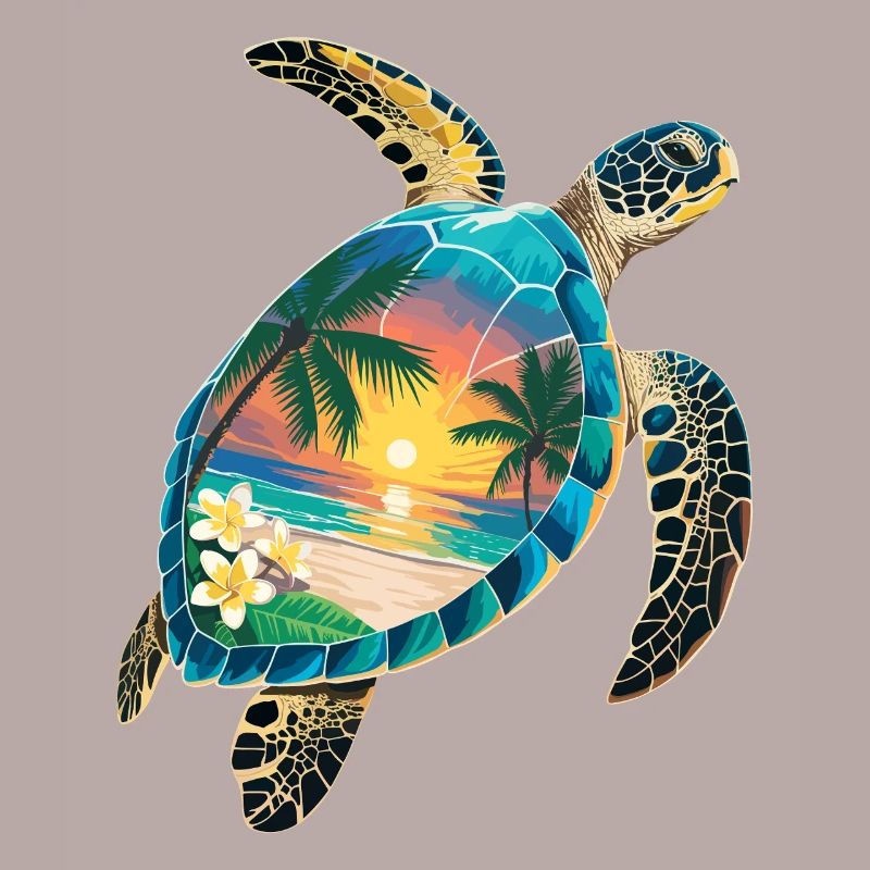 Turtle Waves Surf Turtle Surfer Turtles
