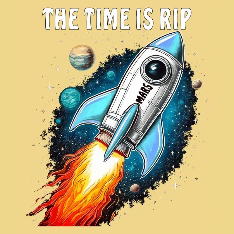 FUSÉE MARS LE TEMPS EST DÉCHIRÉ