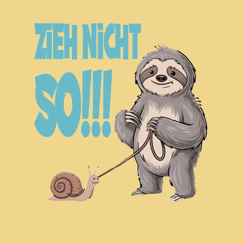 Don't pull so sloth with snail funnier