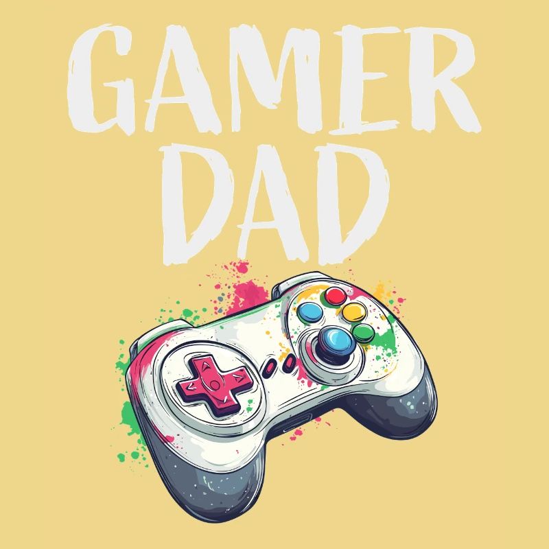 Gamer Dad Controller Splash