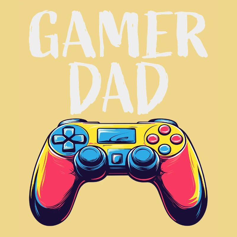 Gamer Dad Controller Graphics