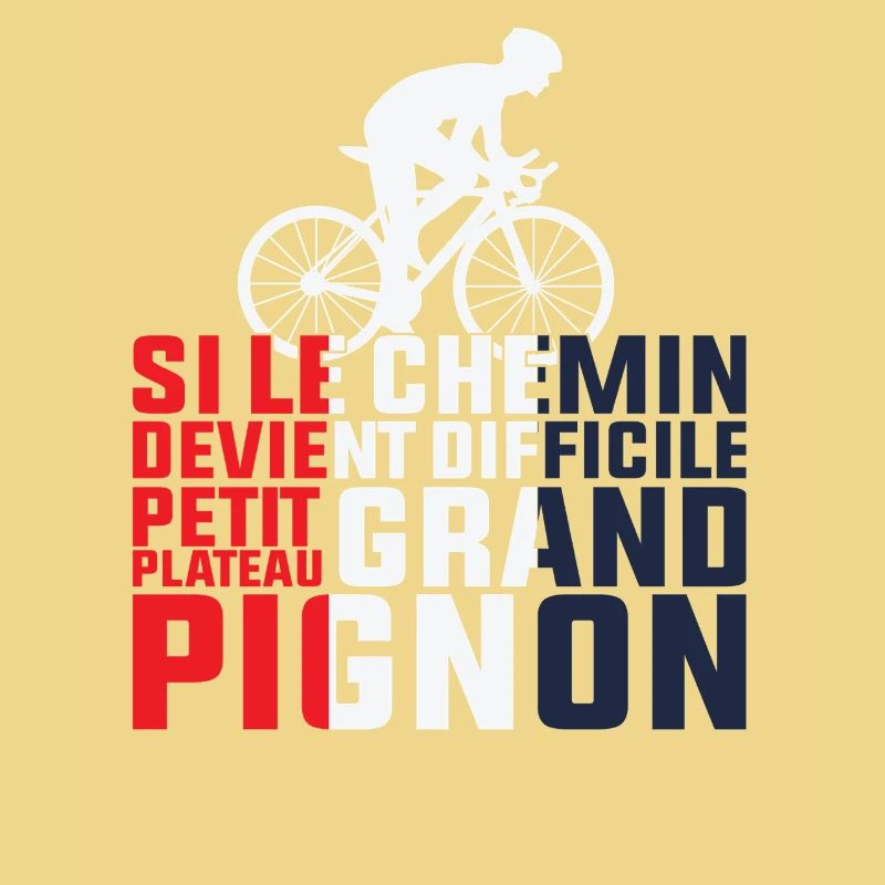 Si Le Chemin Devient Difficile - Cycliste Cadeau