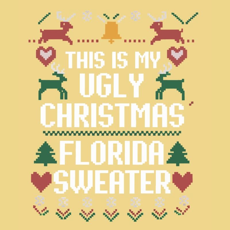 Pull de Noël laid de Floride