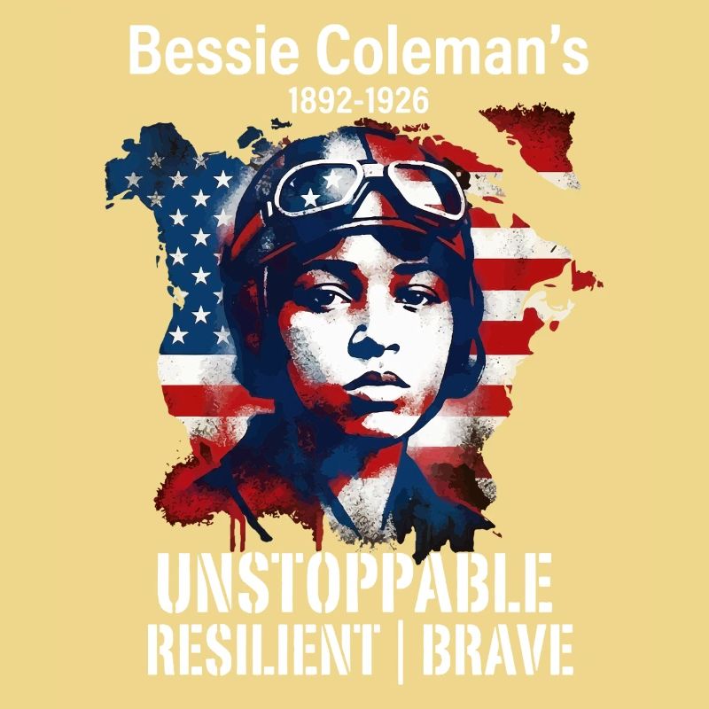 Bessie Coleman Mutig Luftfahrtpionierin