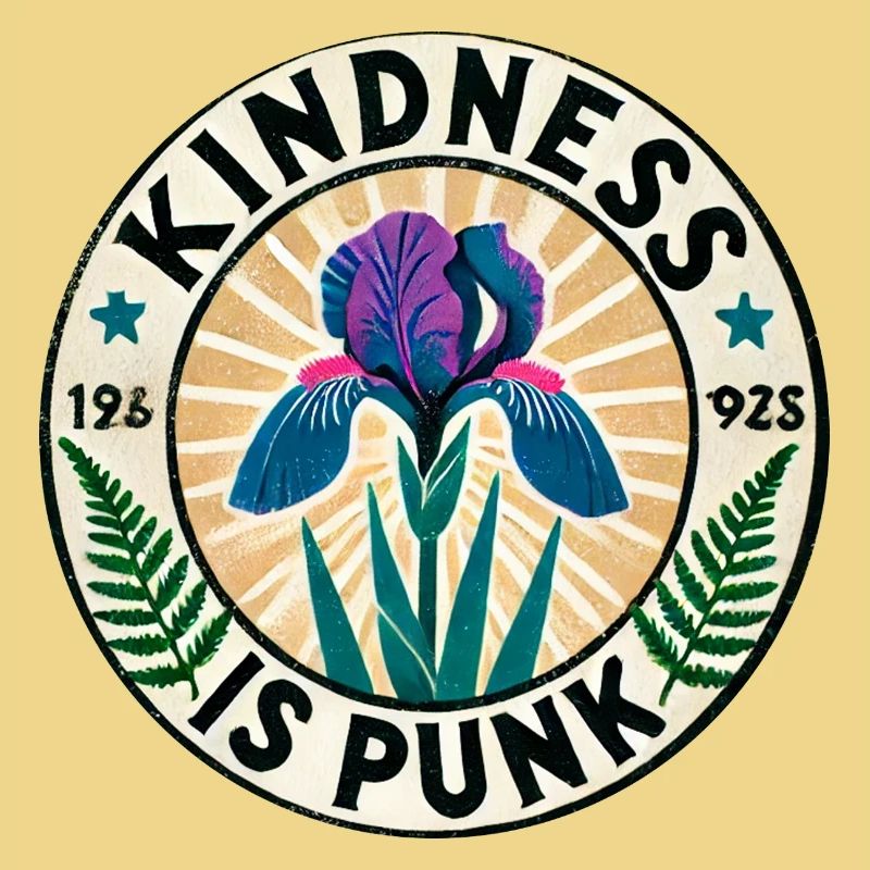Kindness Is Punk Iris Patch