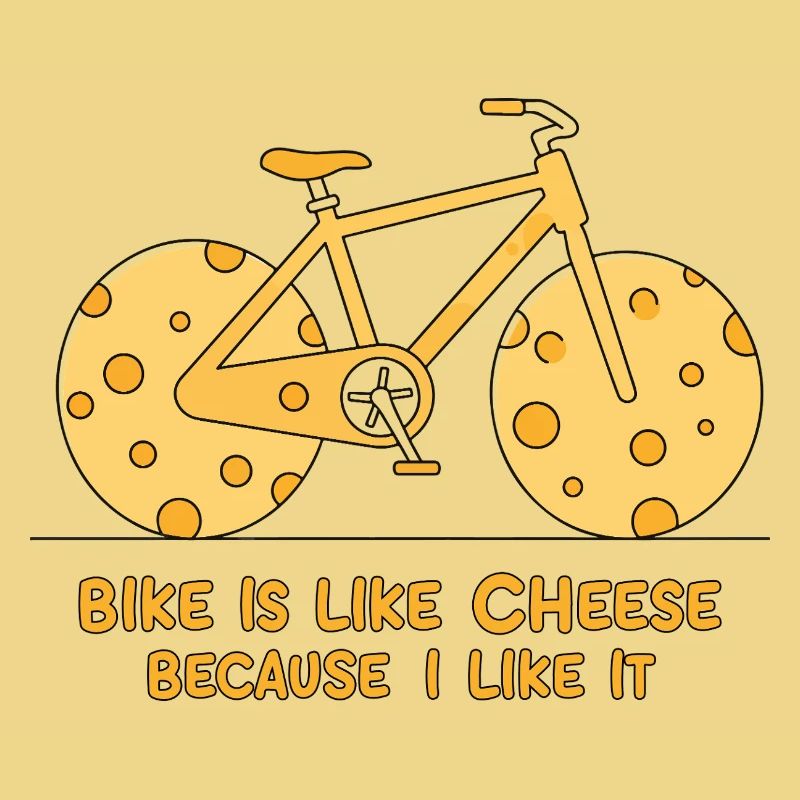 Le vélo, c’est comme du fromage parce que j’aime ça