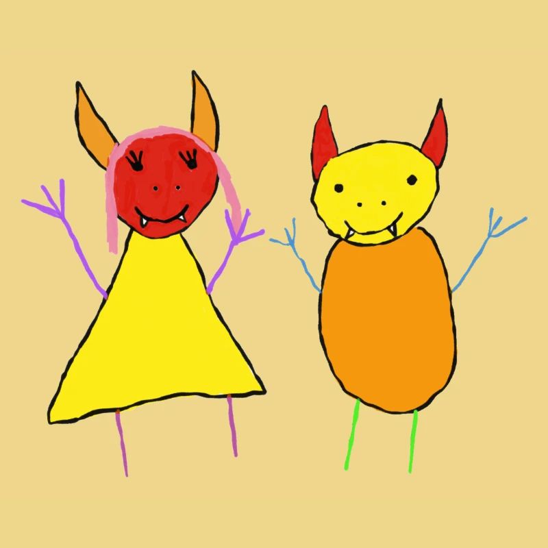Devil Couple - Devil Bunt - Monster