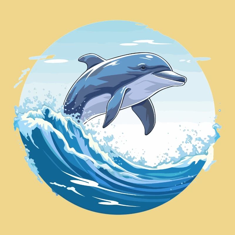Springender Delfin