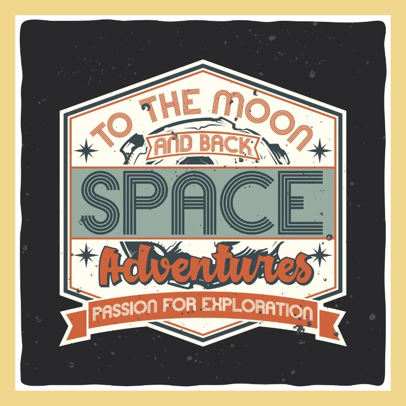 Panneau d’inspiration d’aventure spatiale
