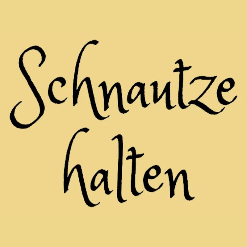 Schnautze halten