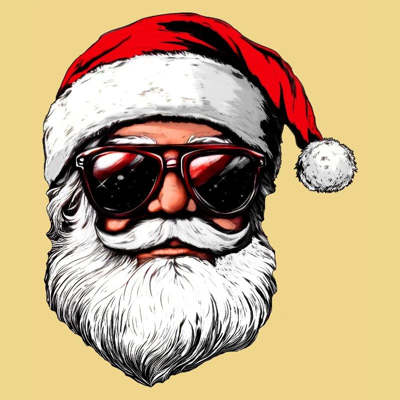 Cooler Weihnachtsmann
