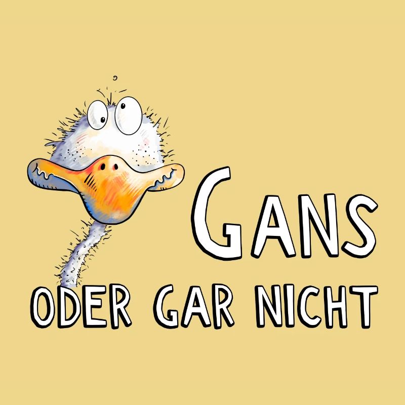 Gans Oder Gar Nicht I Gänse Wortspiel