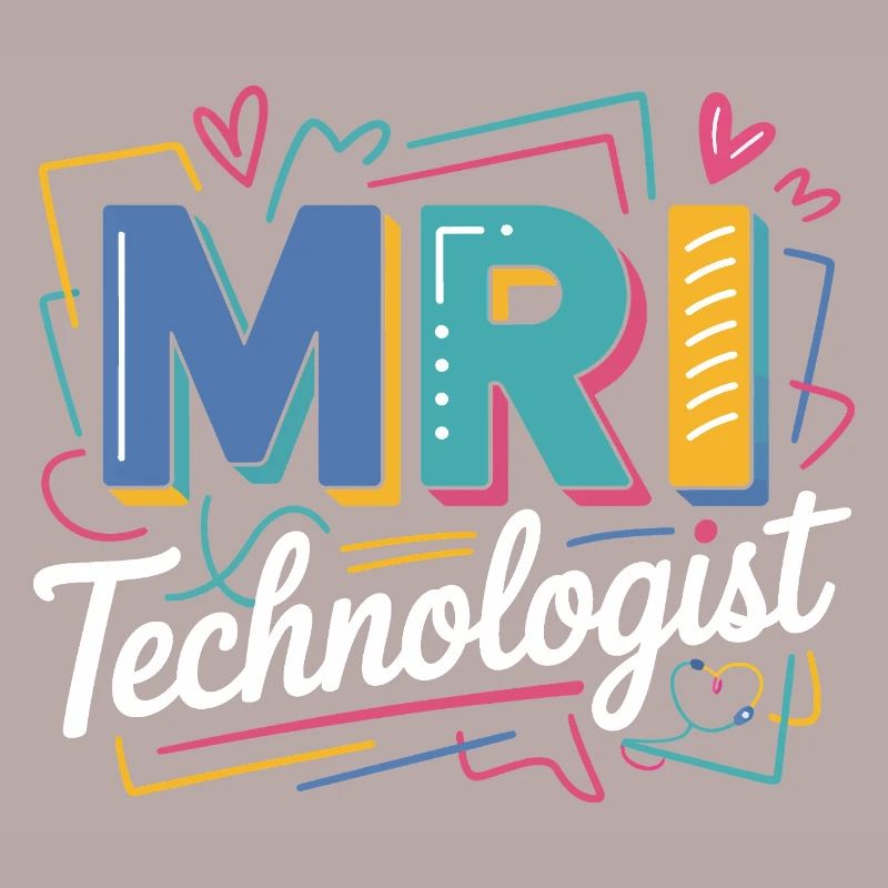 Explosion des couleurs du technologue IRM