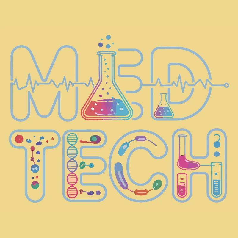 Conception de la science néon du laboratoire MedTech