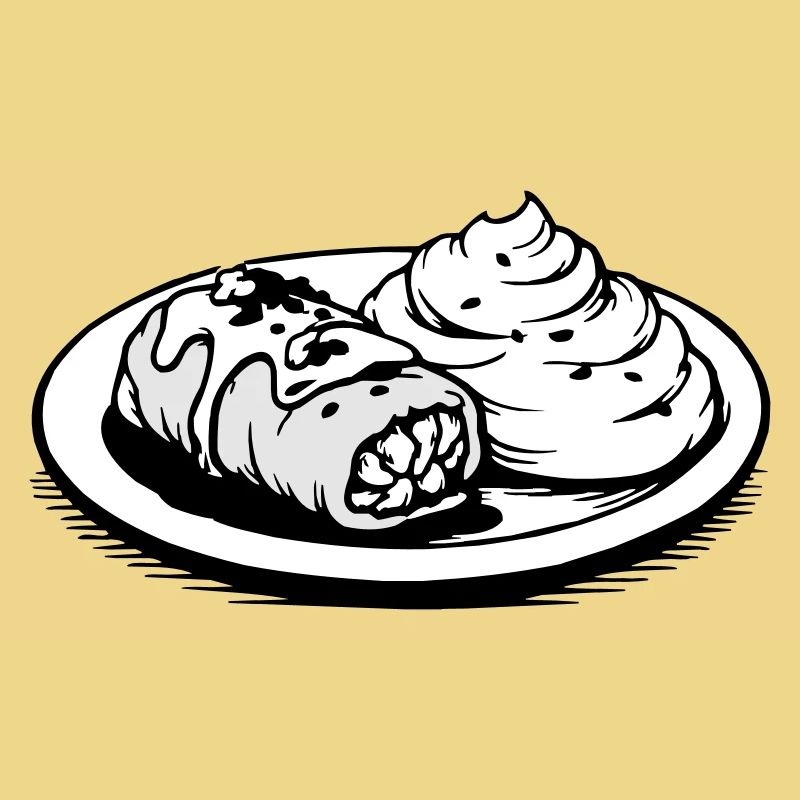 Golubzi cabbage wrap with mashed potatoes