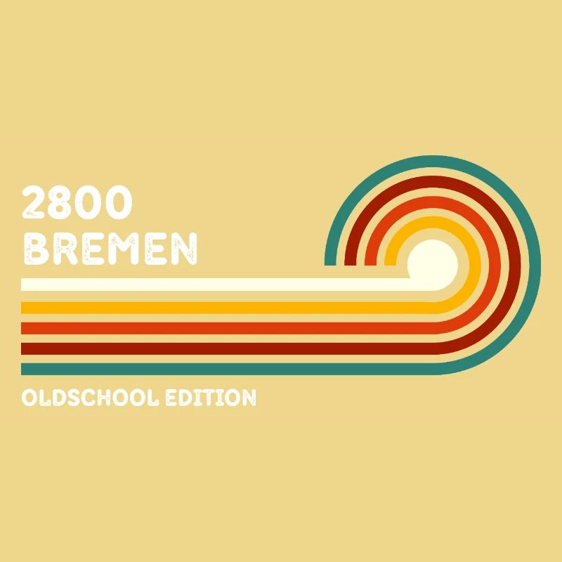 Bremen Retro Shirt 2800 Oldschool Zip Code