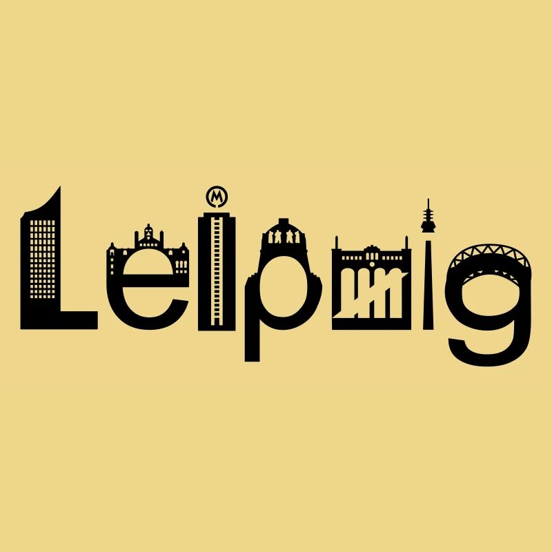 Skyline de Leipzig avec points de repère